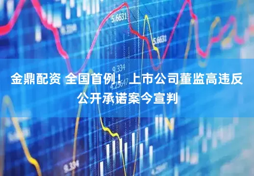 金鼎配资 全国首例！上市公司董监高违反公开承诺案今宣判