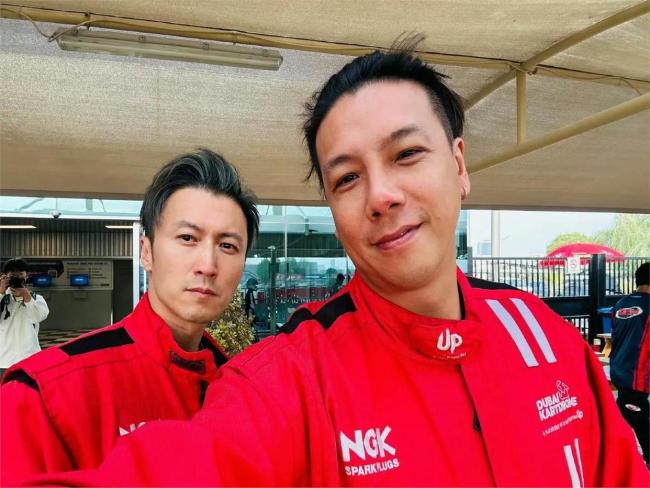 网友迪拜偶遇谢霆锋 父子同框帅气十足